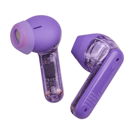 JBL Tune Flex Ghost Edition - Purple Ghost - True wireless Noise Cancelling earbuds - Detailshot 6 image number null
